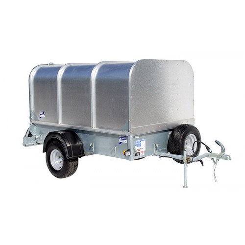 A small Ifor Williams livestock trailer from Motiv Hire, Craven Arms